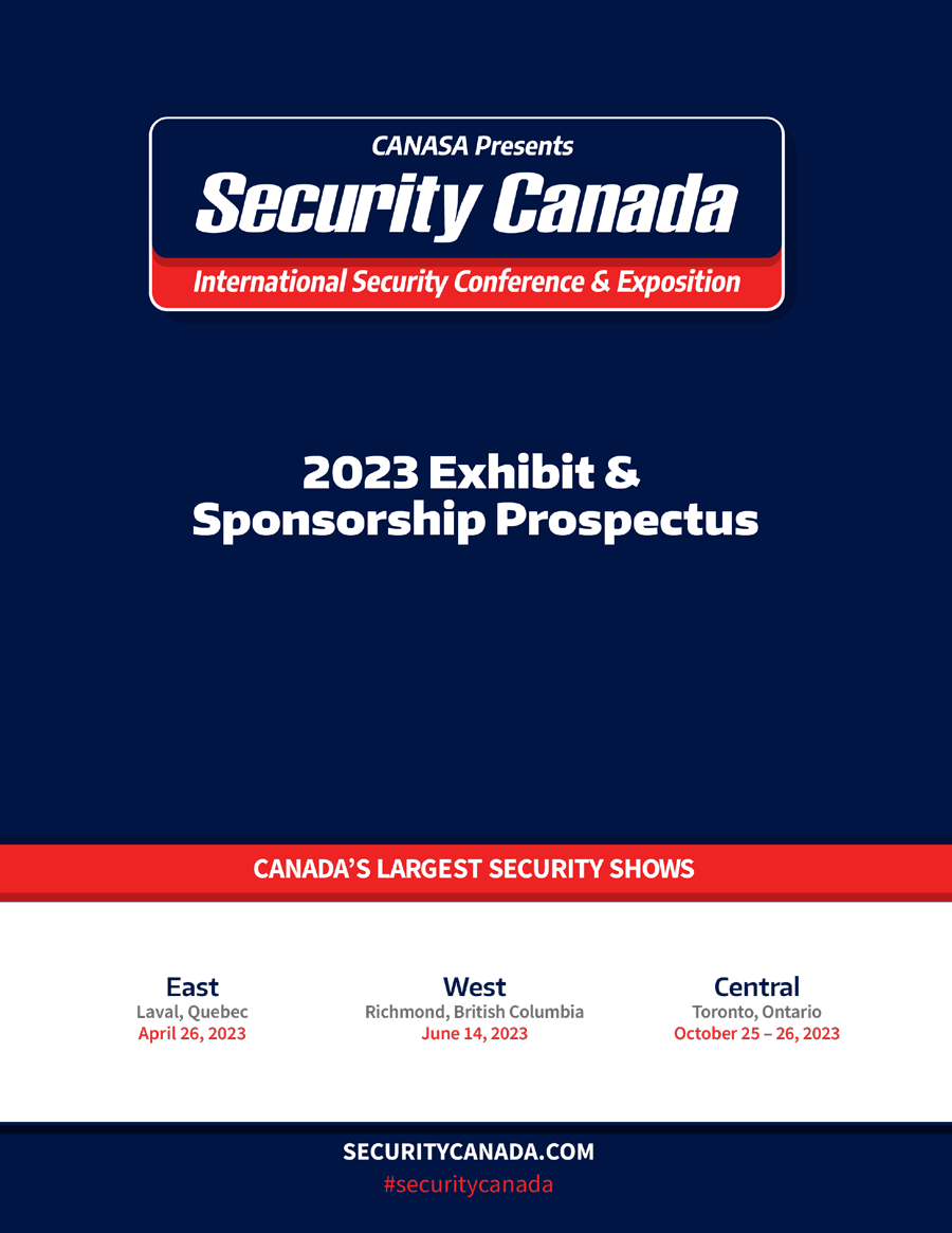 2023 Security Canada Exhibitor Prospectus