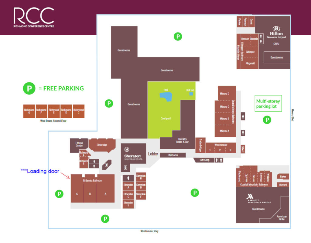 SCW Parking & Loading Map